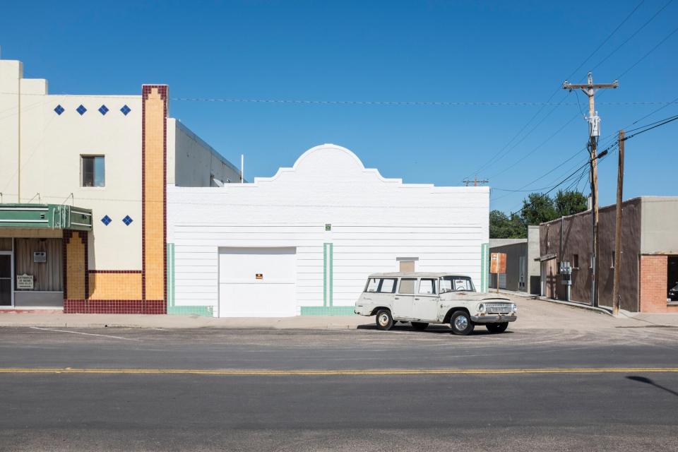 Main road in Marfa, Texas