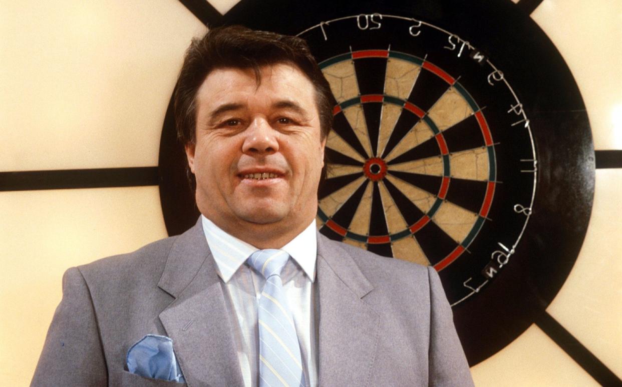 Tony Green in 1985 on ITV's darts-themed game show Bullseye, which drew audiences of over 19 million at its peak