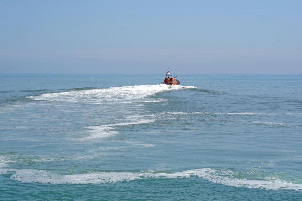 Eastbourne lifeboat was called to the scene <i>(Image: Gareth Fuller/PA Wire)</i>