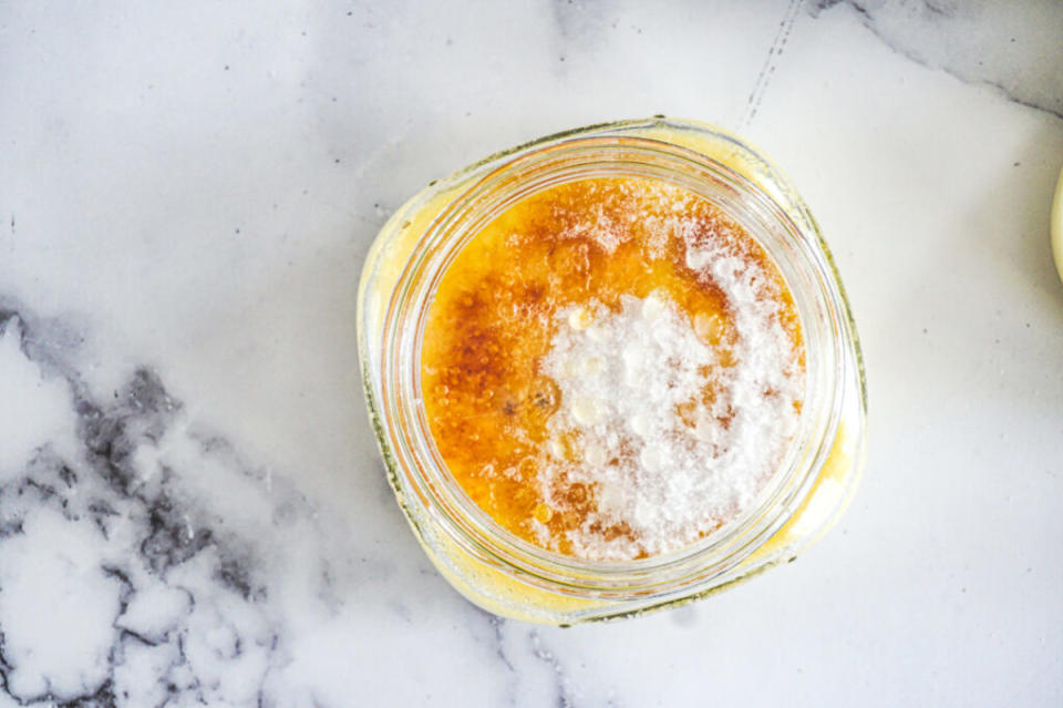 <p>Crave The Good</p><p>The sous vide method does away with all the tedious tasks, such as tempering eggs, that you would have in the traditional preparation.</p><p><strong>Get the recipe: <a href="https://www.cravethegood.com/sous-vide-creme-brulee" rel="nofollow noopener" target="_blank" data-ylk="slk:Sous Vide Creme Brûlée;elm:context_link;itc:0;sec:content-canvas" class="link ">Sous Vide Creme Brûlée</a></strong></p>