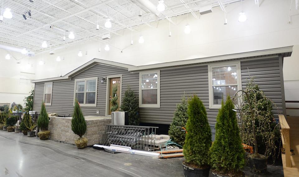 Hawk Manufactured homes, of Youngsville, constructed a modular home inside the Bayfront Convention Center for the annual Erie Home & Garden Expo in 2019.