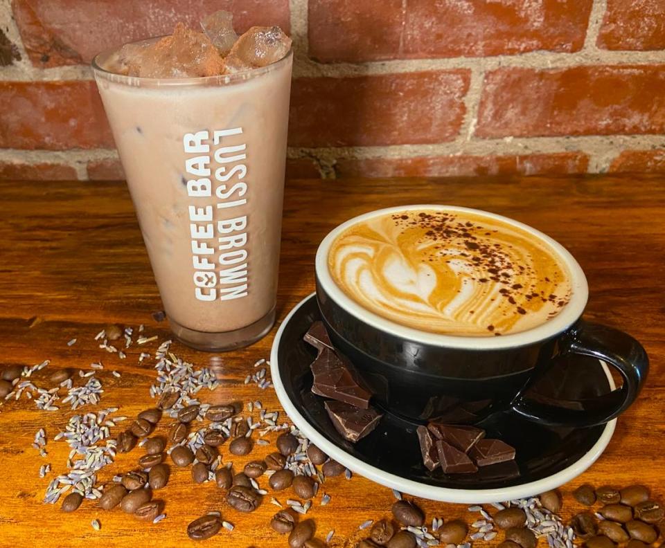 For Lexington Vegan Week, Lussi Brown Coffee will offer Lavender Mocha, available hot or iced.