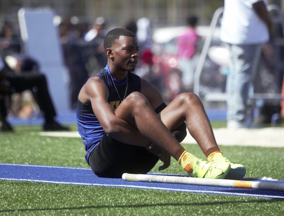 Track and field athletes compete at the 20th annual Jesse Forbes Invitational at Godby High School on Saturday, Feb. 24, 2024