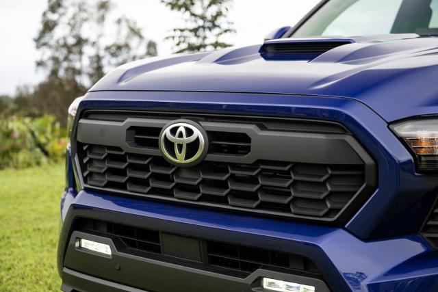collection of 2024 toyota tacoma press images highlights trd sport, limited, and trd prerunner trim levels