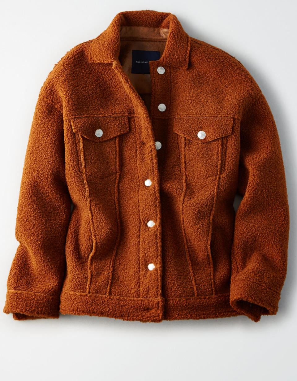 AE Faux Sherpa Trucker Jacket (Photo: American Eagle)