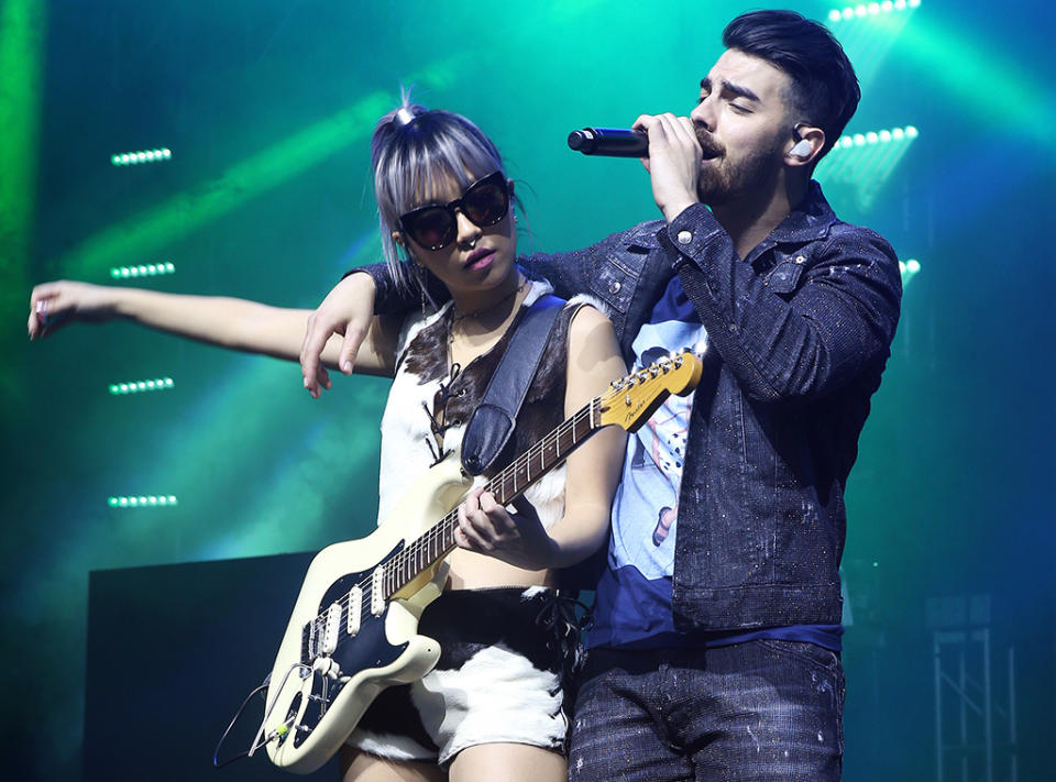 JinJoo Lee and Joe Jonas