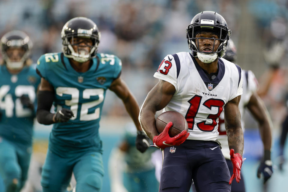 Houston Texans wide receiver Brandin Cooks has bounced around in his career, but he's always been a reliable fantasy player.  (Photo by David Rosenblum/Icon Sportswire via Getty Images)