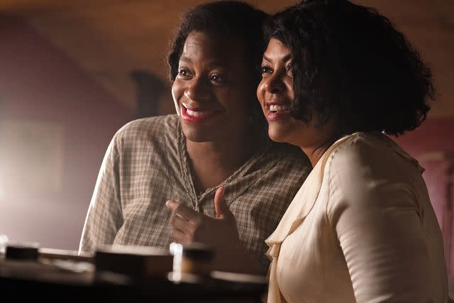 <p>Ser Boff</p> Fantasia Barrino as Celie and Taraji P. Henson as Shug Avery in The Color Purple.