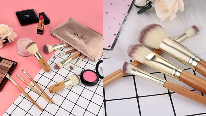 This handy set of travel brushes ensures you never have to compromise your beauty routine on your trip.