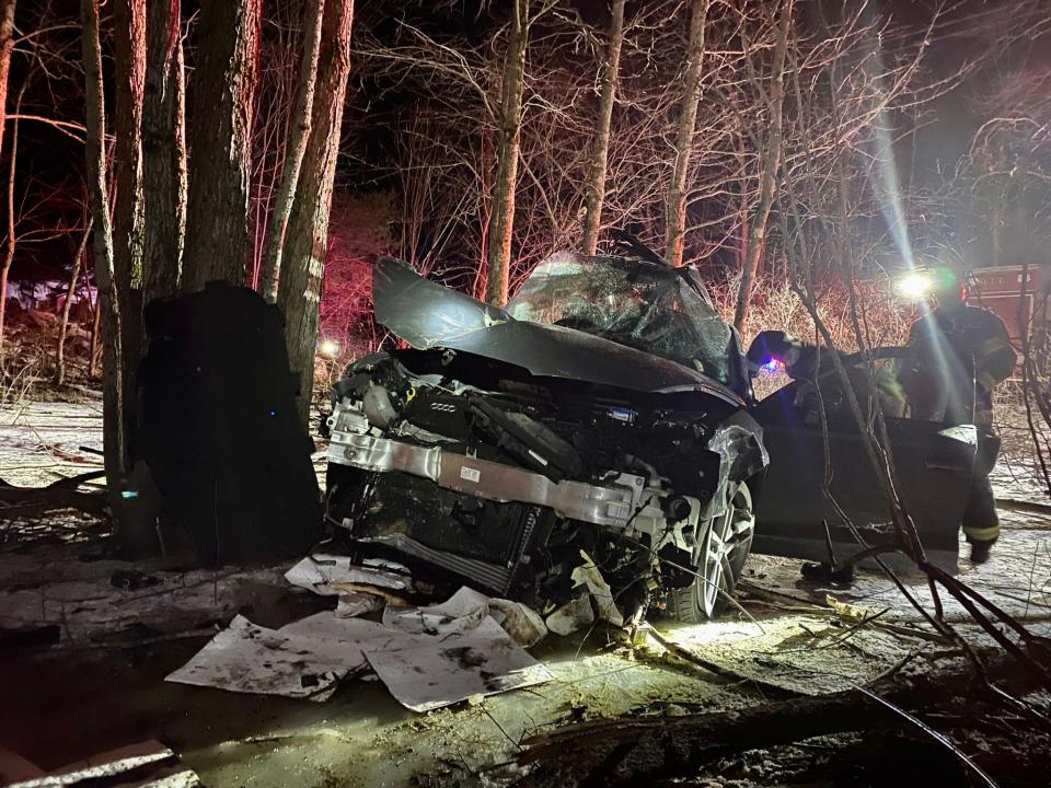 Emergency dispatchers received a call about 11:10 p.m. on Tuesday, Jan. 25, 2022, that a car had crashed into the woods near the 600 block of Branch Road in Wells, Maine, police said. The driver, Cameron Fore, 20, of Houston, Texas, was transported to the hospital, where he succumbed to his injuries.