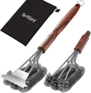 Grilljoy Grill Brush and Scraper Set