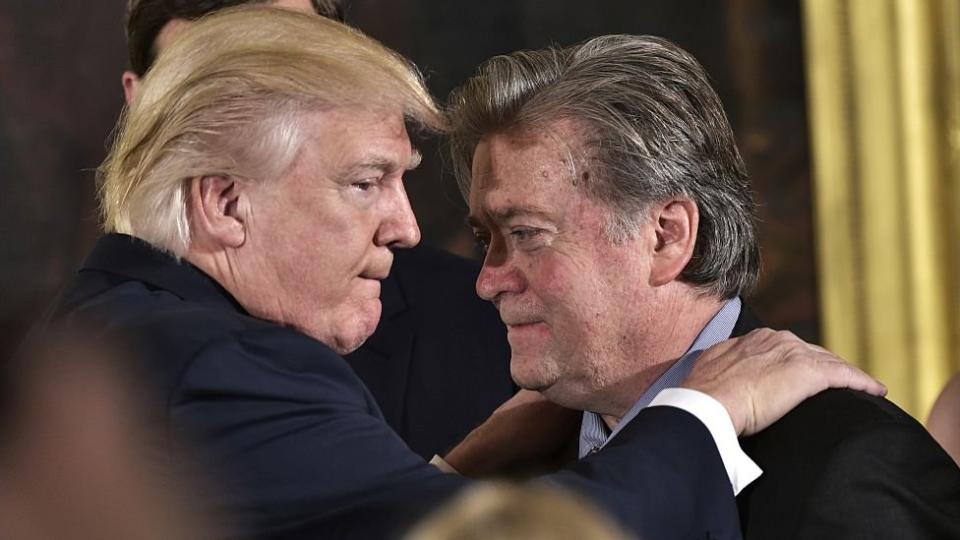 Trump y Bannon