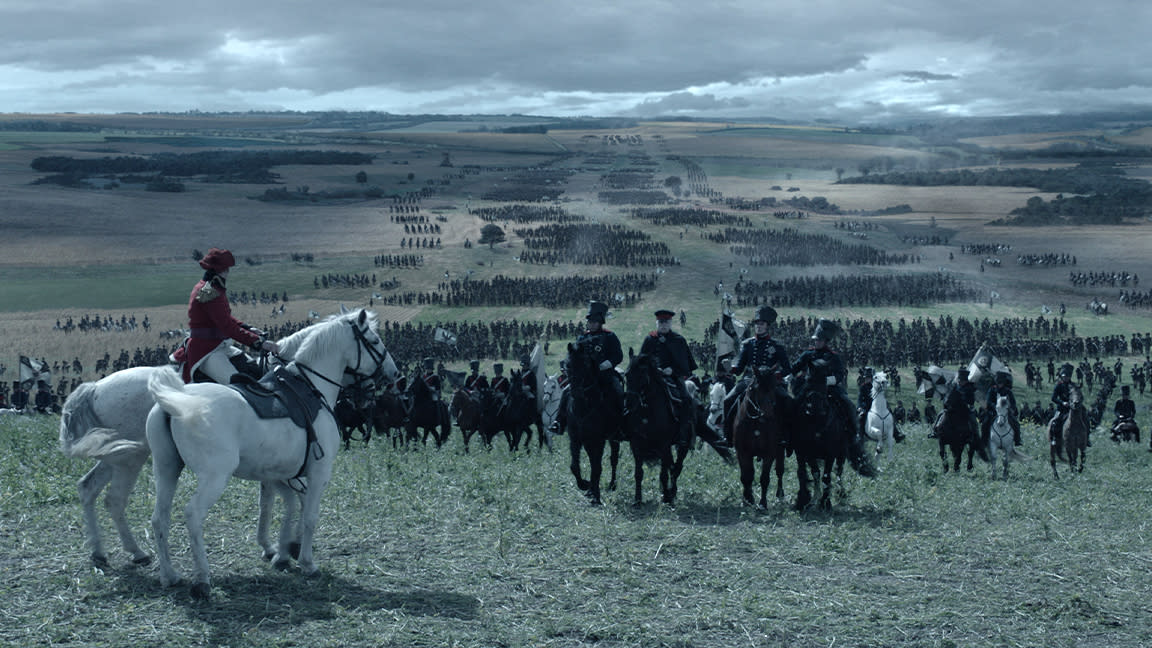  Napoleon VFX; a man on a horse. 