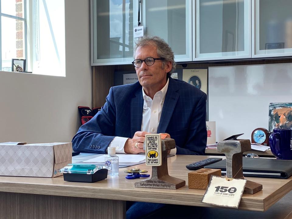 West Lafayette John Dennis in his West Lafayette office Thursday, June 16, 2022.