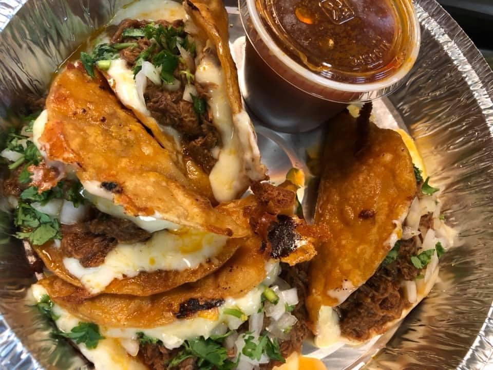 The QuesaBirria Taco is available Tuesdays and Fridays at Jalapenos Metro Bar & Grill, 4700 N. University St. in Peoria (in the Metro Centre).