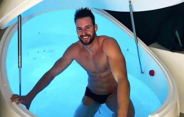 Australian swimmer, James Magnussen, is a big fan of both cryotherapy and float therapy at KOA Recovery. Source: Instagram/KOARecovery