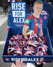 'Rise for Alex' wristbands being sold.