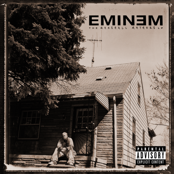 Cover artwork for Eminem’s ‘Marshall Mathers LP’ (Interscope Records)