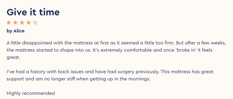 Emma Sleep mattress review. 