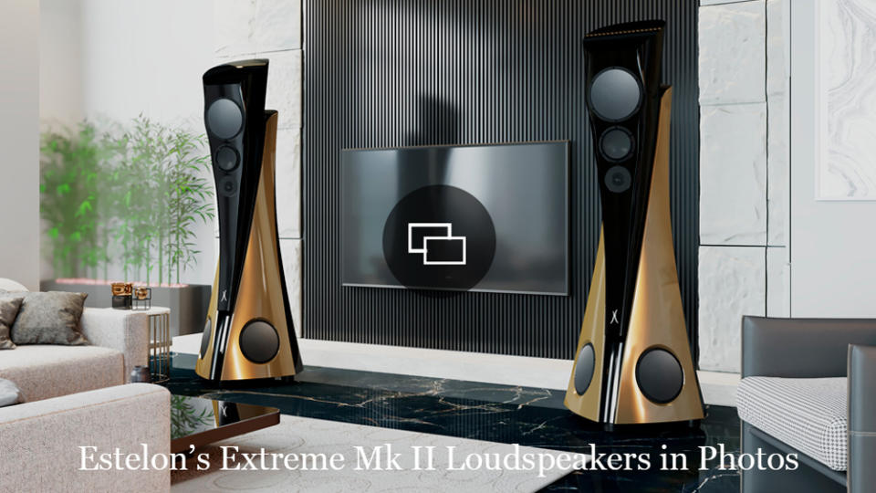 The Estelon Extreme Mk II loudspeakers.