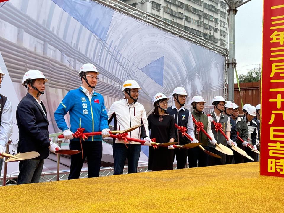 新北樹林線開工動土儀式。（新北市捷運工程局提供）