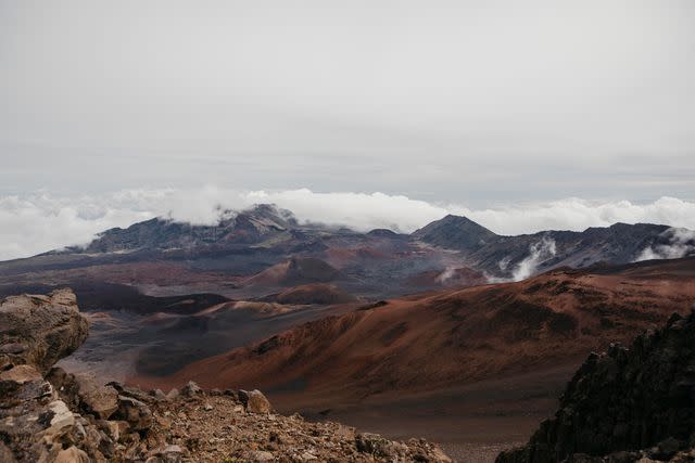 <p>Westend61/Getty Images</p> Haleakala Crater National Park.