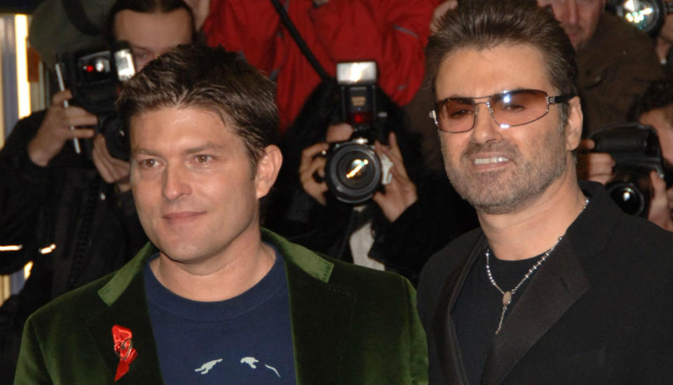 George and Kenny Goss at The Curzon cinema, Mayfair (2005)