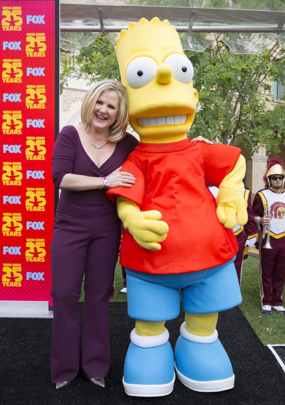 Nancy Cartwright at unveiling of Bart Simpson's 