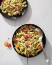 <p>This <a href="https://www.delish.com/cooking/g1341/pasta-salad/" rel="nofollow noopener" target="_blank" data-ylk="slk:pasta salad;elm:context_link;itc:0;sec:content-canvas" class="link ">pasta salad</a> is classic, featuring a homemade basil-and-pine nut <a href="https://www.delish.com/cooking/recipe-ideas/a27728075/basil-pesto-recipe/" rel="nofollow noopener" target="_blank" data-ylk="slk:pesto;elm:context_link;itc:0;sec:content-canvas" class="link ">pesto</a>, a generous amount of Parmesan, and juicy grape tomatoes. It's worth getting out your nicest olive oil for this recipe since the flavor will shine through.</p><p>Get the <strong><a href="https://www.delish.com/cooking/recipe-ideas/a39505192/pesto-pasta-salad-recipe/" rel="nofollow noopener" target="_blank" data-ylk="slk:Pesto Pasta Salad recipe;elm:context_link;itc:0;sec:content-canvas" class="link ">Pesto Pasta Salad recipe</a></strong>.</p>