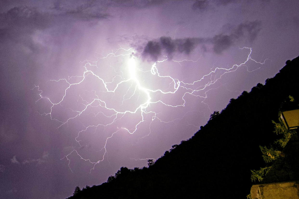 La vigilance orange a été baissée à 28 départements pour des risques d’orages, samedi 29 juin 2024.  - Credit:MARIOE FOURMY / SIPA