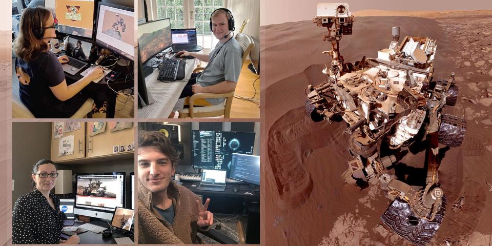 NASA Mars curiosity team