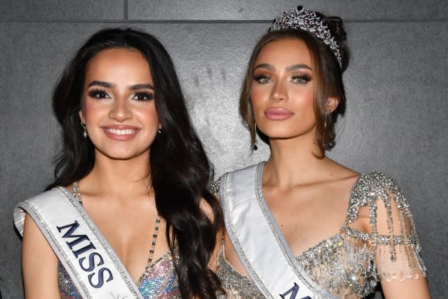 UmaSofia Srivastava and Noelia Voigt in Feb. 2024. - Credit: Craig Barritt/Getty Images