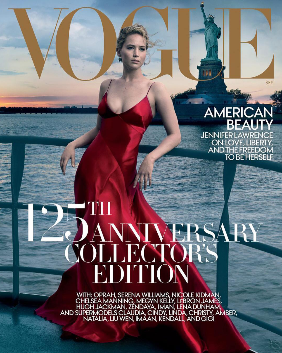 Annie Leibovitz shot the glamorous main cover [Photo: Instagram/voguemagazine]