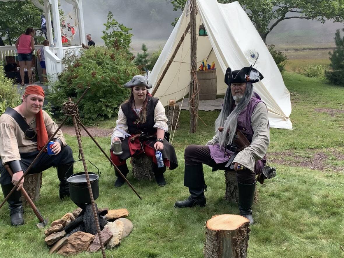 What's a sea shanty festival without a pirate camp? (Lars Schwarz/CBC - image credit)