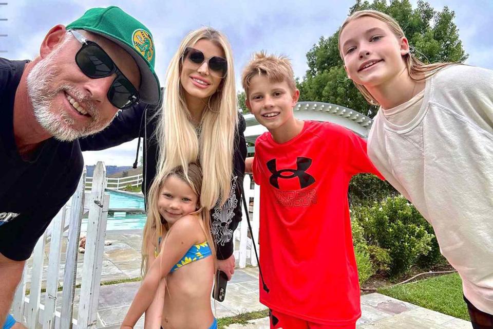 <p>Jessica Simpson/Instagram</p> Jessica Simpson and Eric Johnson with their three children
