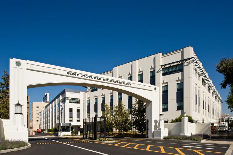 Una imagen actual de los estudios de Sony Pictures (el nombre actual de Columbia) en Culver City, Los Angeles 