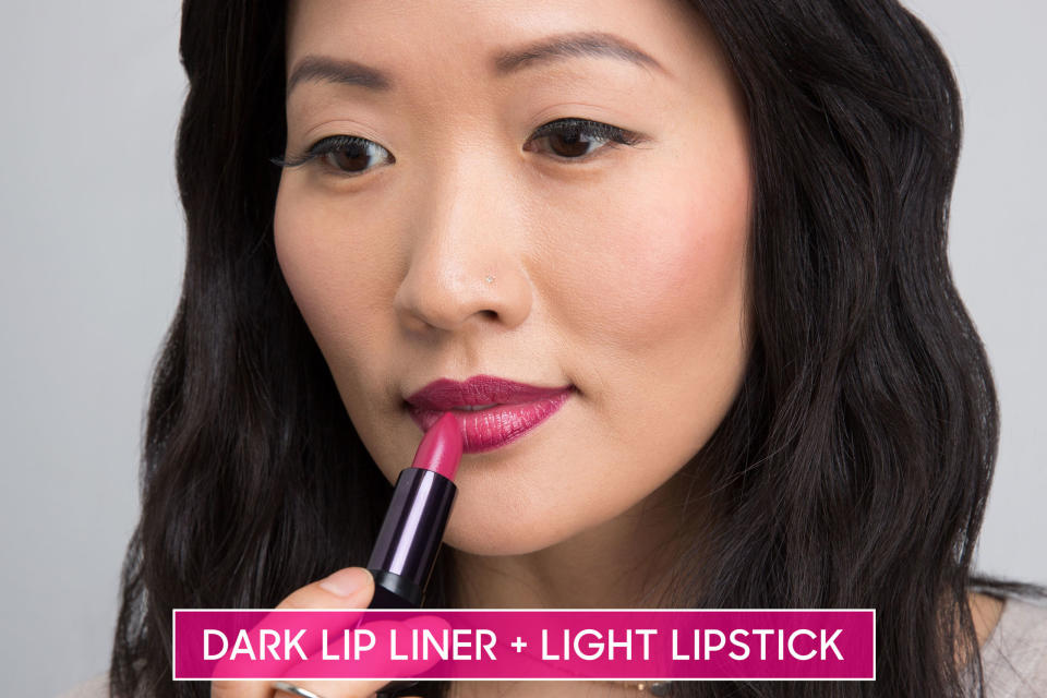 Rule #10: Always match your lip liner to your lipstick.