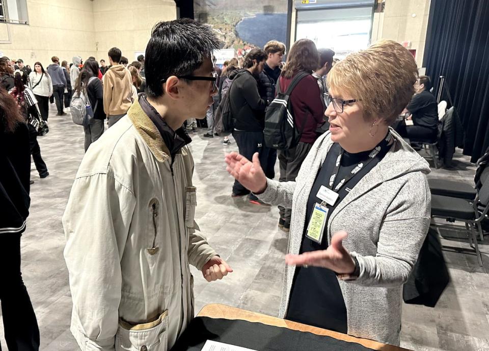 Darlene Wadden, head nurse in long-term care at Glace Bay Hospital, said she was happy to see a flood of job seekers.