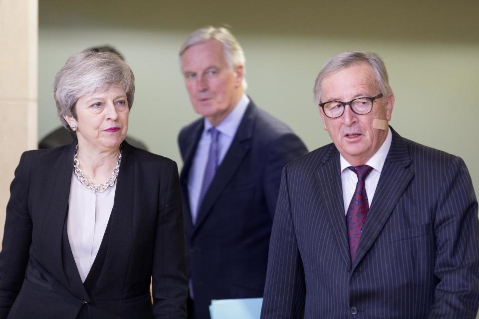 Mrs May met with Mr Juncker on Wednesday (Getty Images)