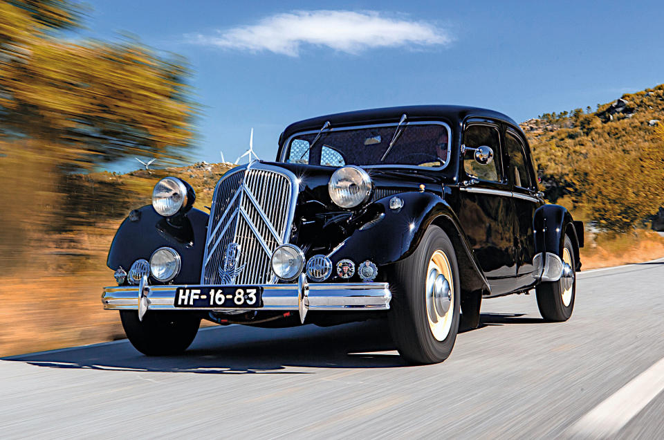 <p>The Traction Avant wasn’t as streamlined as the Chrysler Airflow, but it shared the US car’s unibody construction, and was also blessed with front-wheel drive, hydraulic brakes and independent front suspension. Citroën’s wildest car yet, surpassed only by the <strong>DS</strong> 21 years later, was actually a big hit, and remained in production all the way through to 1957.</p><p>Despite this, Citroën had taken a big risk which didn’t pay off, at least in the short term. The costs of developing the Traction Avant and constructing a new factory in which to build it were so high that the company collapsed, and had to be rescued in 1935 by its key tyre supplier, <strong>Michelin</strong>.</p>