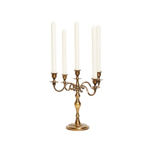 8) 5-Arm House Brass Candelabra