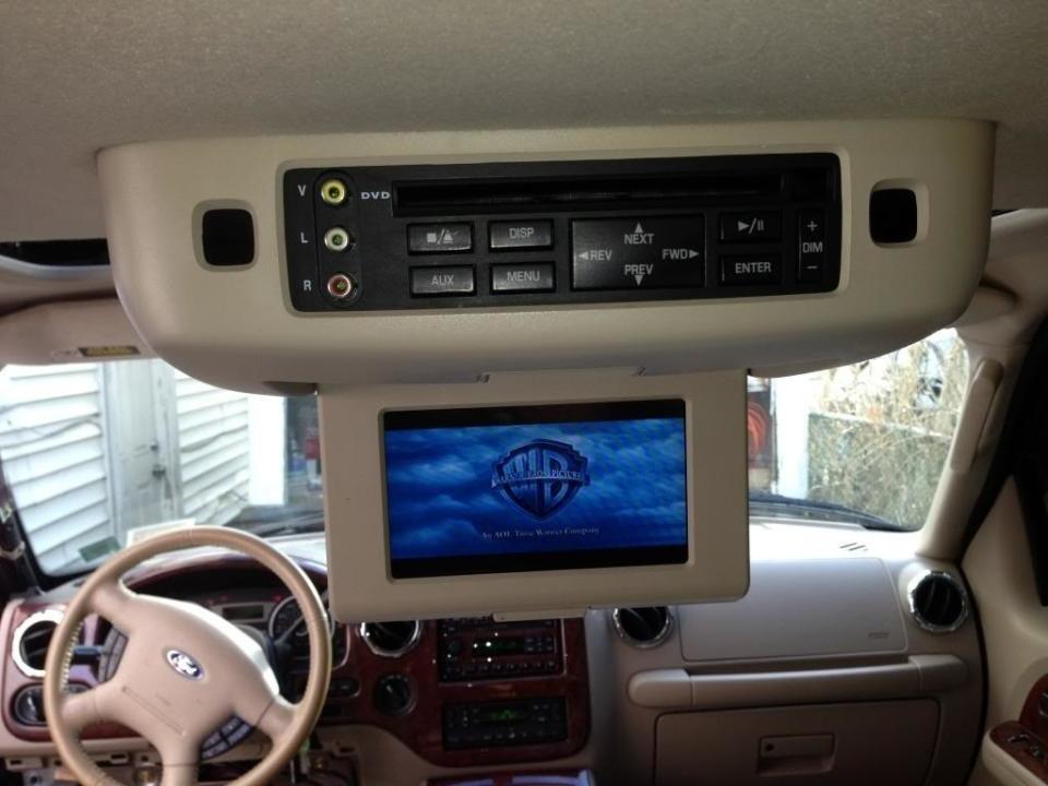 dvd player in a car