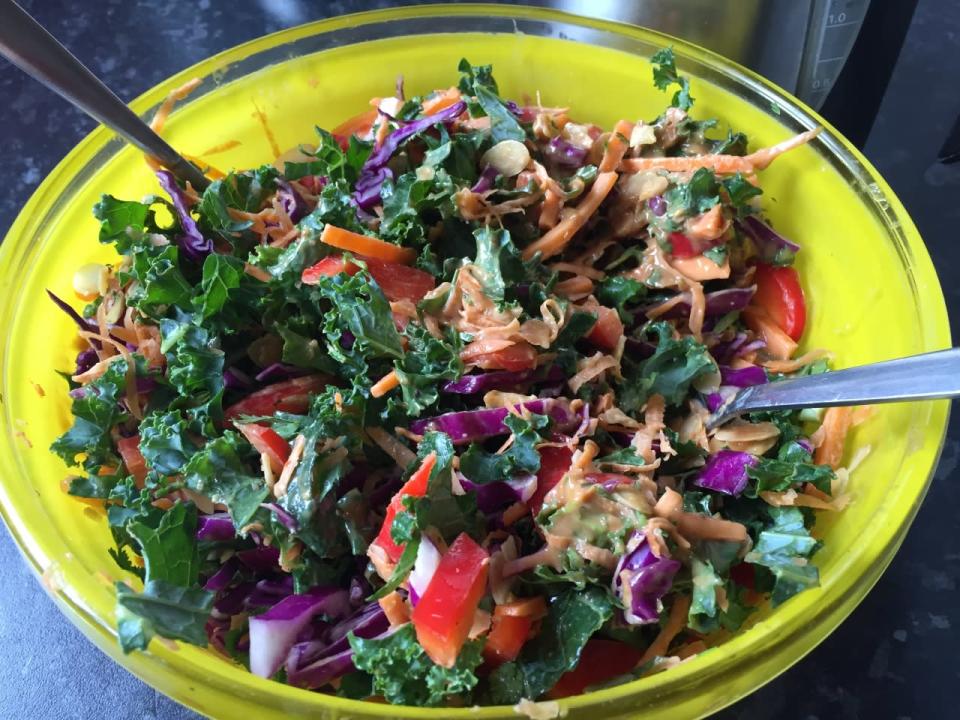 5. Peanut Kale Salad