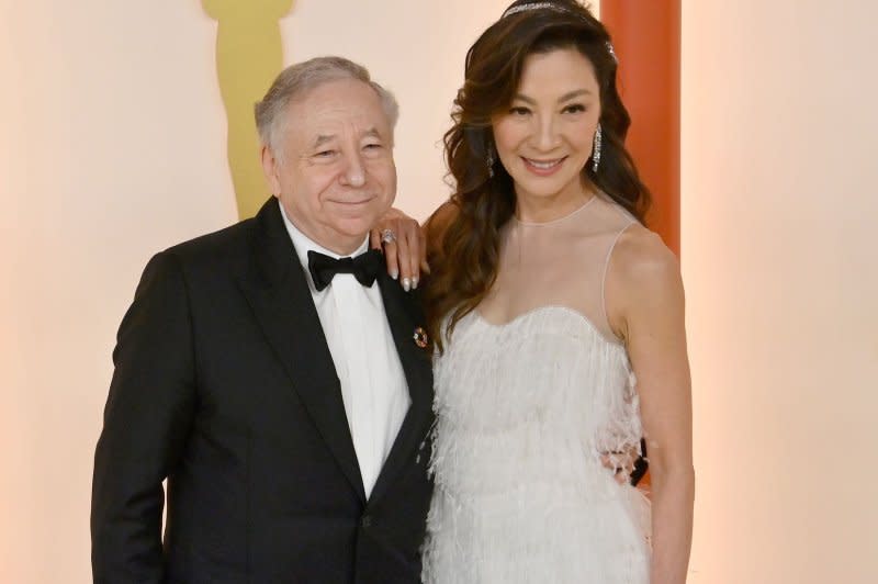 Jean Todt and Michelle Yeoh have tied the knot after a 19-year engagement. File Photo by Jim Ruymen/UPI