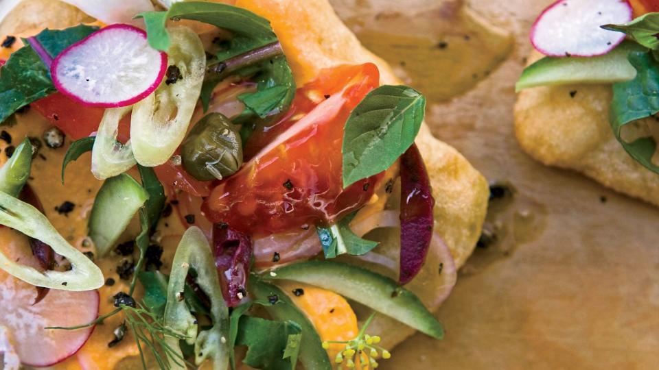 Greek Salad Sandwiches