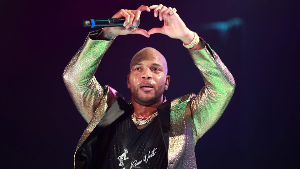 Flo Rida performs onstage during the 26th annual Race to Erase MS on May 10, 2019 in Beverly Hills, California.