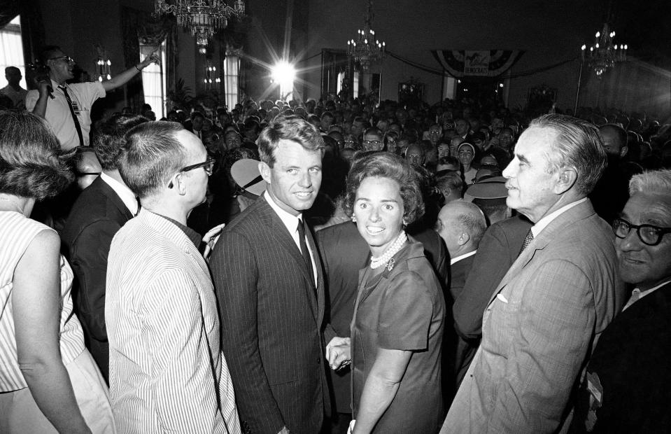 Robert F. Kennedy with Ethel Kennedy
