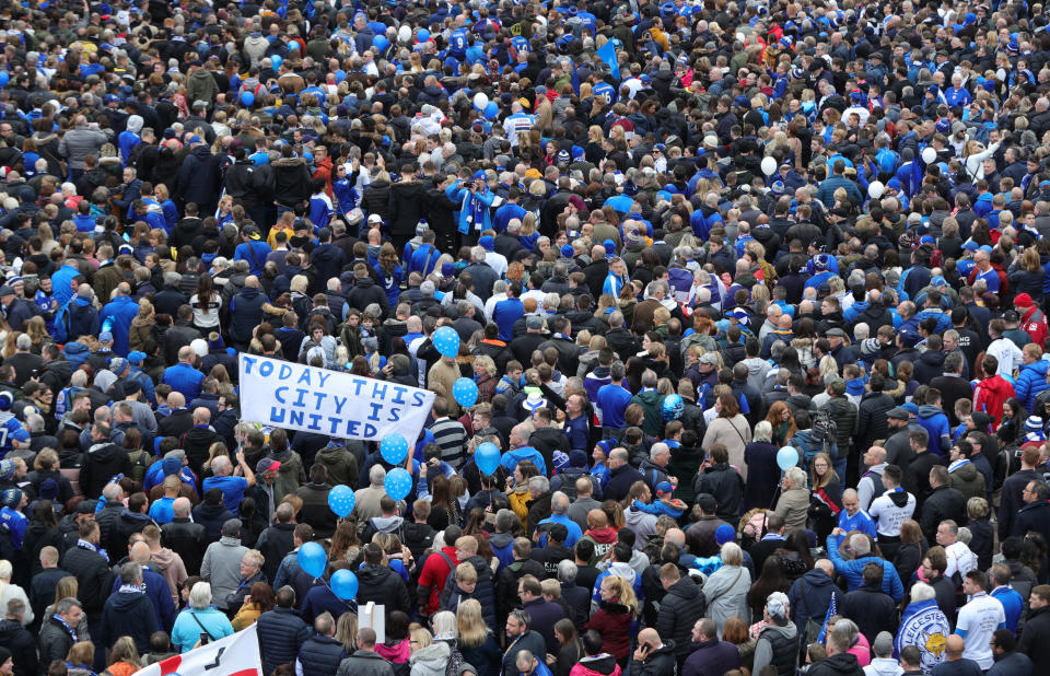 <p>The walk was called 5,000-1 as a reminder of the odds of Leicester winning the Premier League in 2016.</p>