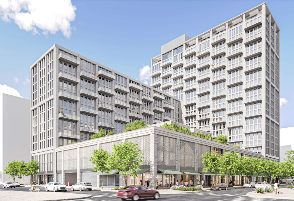 A 22-story building with 530 residential units and 62,000 square feet of residential would be built on a block bounded by Pearl, Beaver, Clay and Ashley streets for the Pearl Street District in downtown Jacksonville.
