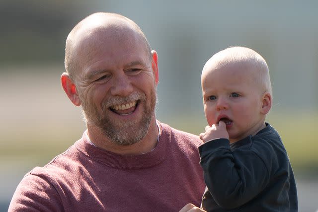 Joe Giddens/PA Images via Getty Images Mike Tindall and Lucas Tindall